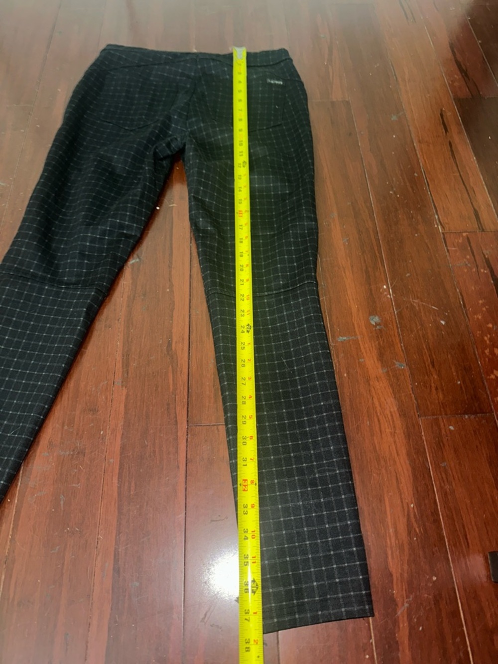 Sanctuary Blue Black Stripe Grease Skinny Pants EUC Size Medium - Picture 4 of 8
